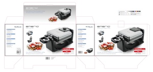 Waffle Maker Emerio WM-110984.4, 4 Wafe, 1000W, Culoare Argintie - Img 4