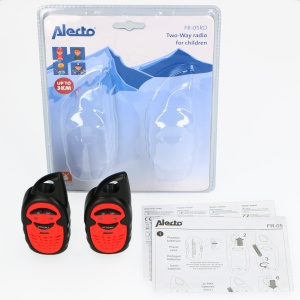 Walkie Talkie Alecto FR-05, 3 kilometri, 3 canale, rosunegru - Img 6