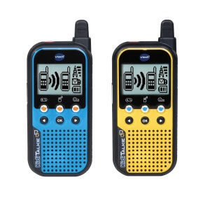 Walkie Talkie pentru copii VTech KidiTalkie, 200m, 4 functii, 2 unitati