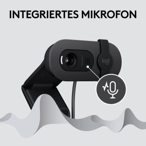 Webcam Full HD Logitech Brio 100 cu Microfon Integrat si Protectie pentru Privacitate - Img 6
