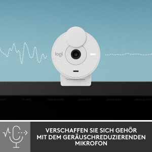 Webcam Logitech Brio 300 Full HD, 1080p, cu microfon si protectie pentru intimitate - Img 5