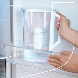Wessper 3D Slim AquaClassic 27L Alb BPA Free Compatibil Brita Classic - Img 8