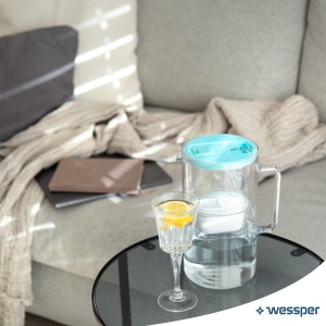 Wessper FutureFlow D2 Cana Filtrare Apa 3L Borosilicata BPA Free cu LED Indicator - Img 7