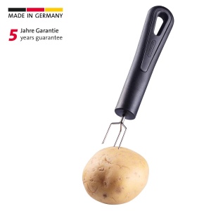Westmark Jacket Furculita pentru cartofi cu 3 varfuri, Lungime: 15,9 cm, Otel inoxidabil/Plastic, Delicat, Negru, 28142270 - Img 2