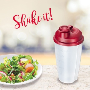 Westmark Mixery Shaker pentru Dressing 05L BPA Free Translucent Rosu - Img 6