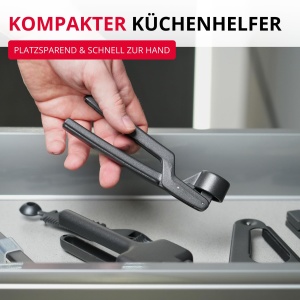 Westmark Novapress Black Edition Presa de Usturoi si Ghimbir Ergonomica Anthracit - Img 7