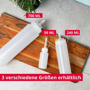 Westmark Quetschflasche Set 700 ml BPA-Free Dozare Precisa si Igienica - Img 6