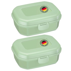 Westmark Snackbox Maxi 935 ml Set 2 Bucati Verde BPA-Free