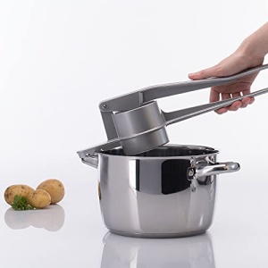Westmark SpatzlePotato Ricer Ambalaj retro Aluminiu turnat sub presiune 41 x 93 x 11 cm Spatzlepress Argintiu 6110RT60 - Img 10