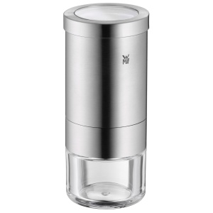 WMF Gourmet Spice Cutter 10,5 cm, Taietor de ardei iute cu unitate de taiere, Rasnita de chili, Otel inoxidabil Cromargan, Taietor pentru ierburi uscate, Condimente
