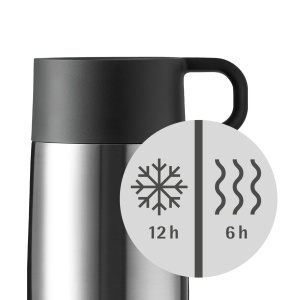 WMF Impulse Travel Mug 300ml Inox Pastreaza Bauturile Calde 6h si Reci 12h - Img 4