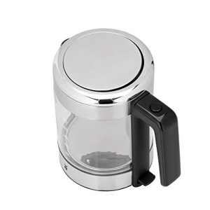 WMF Kitchen Miniis Kettle Glass 1 litru, ceainic fara fir mic, indicator de nivel al apei, filtru de apa de var, oprire automata a fierberii, 1900 wati, - Img 6