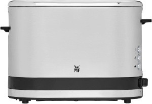 WMF Kitchen Minis, prajitor de paine cu 1 felie, fanta lunga, paine prajita XXl, mini prajitor de paine cu atasament pentru chifle, 7 niveluri de rumenire, protectie la supraincalzire 600W, otel inoxidabil mat - Img 4