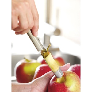 WMF Profi Plus Apple Cookie Cutter 21,5 cm, otel inoxidabil Cromargan partial mat, taietor de biscuiti cu miez de mar ideal pentru mere si pere, miez de mere - Img 4