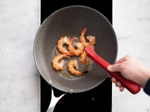 Wok BALLARINI Salina, 30 cm, Aluminiu, Antiaderent, Culoare Gri - Img 2