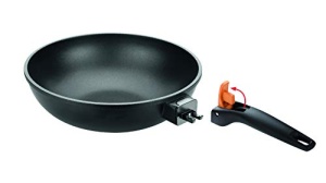 Wok Tescoma 605058.00 SmartCLICK 28 cm, inox, negru - Img 4