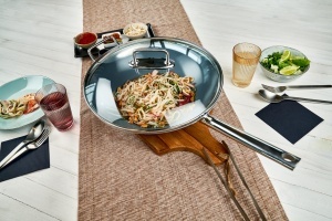 Wok ZWILLING Plus, 32 cm, ceramic, inductie, cu capac din sticla - Img 4