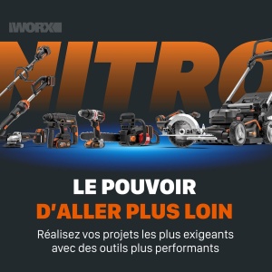 WORX WX841.9 Nitro 20V Capsator cu acumulator Calibru 16 | Cuie fara fir | Pistol de cuie alimentat cu baterii cu ameliorare a blocajelor fara unelte | PowerShare, numai instrument - Img 2