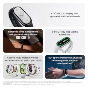 Xiaomi Smart Band 10 Fitness Tracker AMOLED Negru 21 Zile Autonomie - Img 2