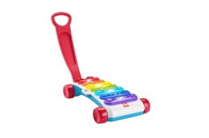 Xilofon interactiv Fisher-Price HJK40, 8 taste, multicolor, pentru bebelusi