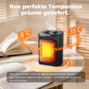 YASHE Electroheizkorper 1500W PTC Ceramic Thermostat Protectie Supraincalzire - Img 4