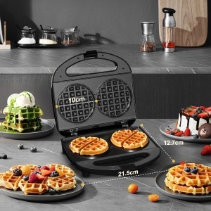 YASHE Waffeleisen Compact Antiaderent Control Temperatura Automat - Img 5