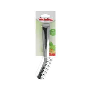 Zanga pentru Spaghetti Metaltex, 20 cm, inox, design ergonomic - Img 3