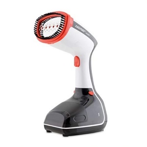 Zelmer ZGS1100 Handy - Abur de haine, 1100 W, putere constanta de abur 25 g/min, gata de utilizare in 35 de secunde, 1 setare de abur, elimina firimiturile, mirosurile, dezinfectat, capacitate 325 ml, rosu.