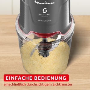 Zerkleinerer electric Moulinex Easy Press, 600 W, 500 ml, gri - Img 6