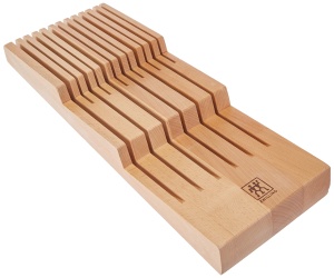 Zwilling Schubladeneinsatz pentru 12 cutite lemn de fag 41x155x48 cm natural