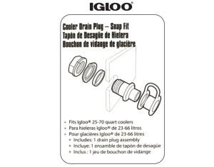 Ablassschraube pentru racitor Igloo, Alb, 1 bucata - Img 6