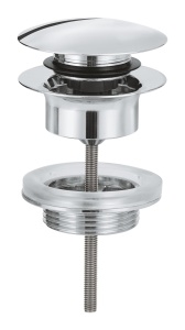 Ablaufgarnitur GROHE 65807000 cu Click, crom, pentru chiuveta cu supraplin