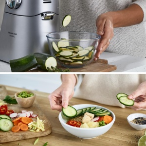 Accesoriu Kenwood AT340 pentru razuire si feliere 7 discuri din inox - Img 2