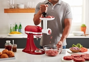 Accesoriu KitchenAid 5KSMFT Palnie Detasabila Alb Compatibil cu Masinile de Bucatarie - Img 4