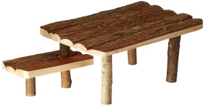 Adapost pentru animale Trixie 62262 din lemn de rindea, 37 x 17 x 28 cm - Img 3