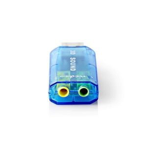 Adapter audio Nedis USCR10051BU 5.1 USB 2.0, Microfon 3.5 mm, Culoare Negru - Img 2
