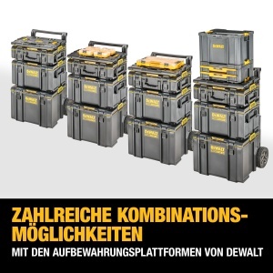 Adapter Dewalt pentru cutii de unelte TSTAK si ToughSystem, cu suport pentru unelte - Img 7
