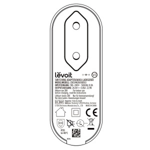 Adapter Levoit pentru Aspirator LVAC-200, 100-240V, Negru - Img 3