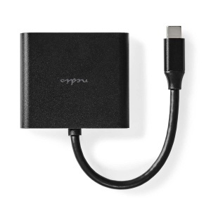 Adapter Multi-Port Nedis USB 3.2 Gen 1, HDMI 4K, USB-AUSB-C, 0.10 m, Negru - Img 4