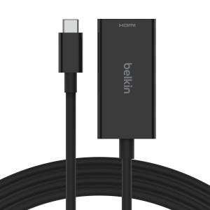 Adapter USB-C la HDMI 2.1 Belkin, 8K la 60Hz, Plug-and-Play