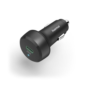 Adaptor auto Hama 25W USB-C, incarcare rapida, negru - Img 2