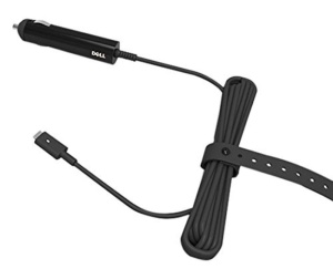 Adaptor Dell 450-afle Auto 65W, USB-C, Negru