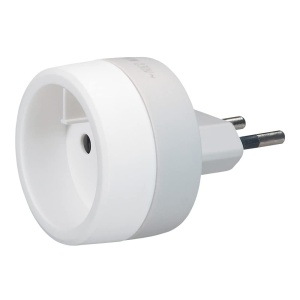 Adaptor Legrand 50381 Alb-Gri Compatibilitate Priza 4 mm si 48 mm 6A 1380W