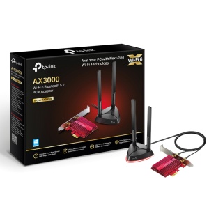 Adaptor PCIe TP-Link Archer TX3000E Wi-Fi 6, 2402 Mbits, Bluetooth 5.0, Negru - Img 2