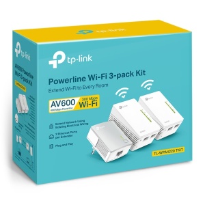Adaptor Powerline TP-Link TL-WPA4220 TKIT, 600Mbits, Wi-Fi N300, Alb - Img 6