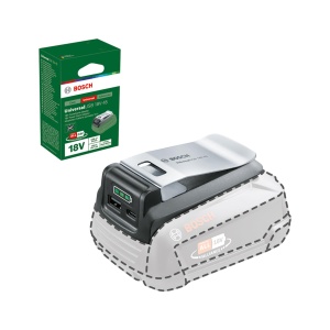 Adaptor USB universal Bosch UniversalUSB 18V-45, 2 porturi USB, functie Power Bank