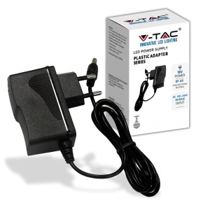 Adaptor V-TAC 12V 18W 1.5A pentru camere, LED-uri, modem, intrare AC 100-240V