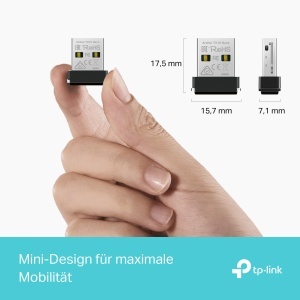 Adaptor Wi-Fi TP-Link Archer TX1U, Wi-Fi 6, Nano, Plug Play, 287 Mbits - Img 6