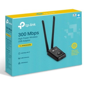 Adaptor WLAN TP-Link TL-WN8200ND, 300Mbits, Negru, cu 2 antene detasabile - Img 5