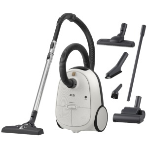 AEG AB61H6SW Aspirator cu sac putere mare de aspirare pe toate etajele incl duze suplimentare 50 plastic reciclat ideal pentru astmatici alergici prop - Img 1